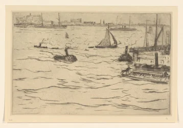 Utsikt över Maas i Rotterdam Maas i Rotterdam (originaltitel)