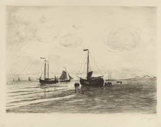 På stranden i Katwijk