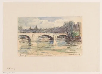 Bro över Seine, Paris