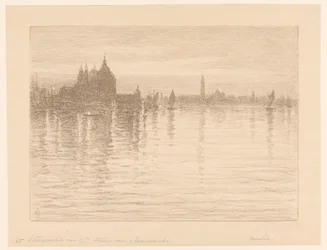Utsikt över basilikan Santa Maria della Salute från vattnet