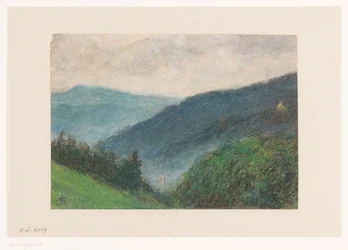 Kuperat landskap nära Baden-Baden