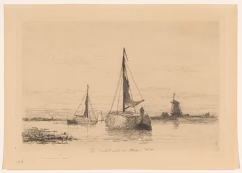Le Vecht près de Weesp (originaltitel på objektet) La Hollande (original serietitel)
