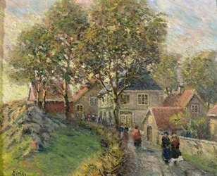 Höst i Drobak (olja på duk)
