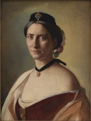 Konstnärens fru, Alma Bloch, född Trepka