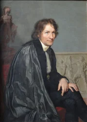 Porträtt av skulptören Bertel Thorvaldsen 1770-1844, 1814