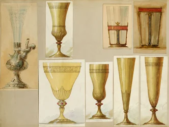 Urval av mönster, House of Carl Faberge