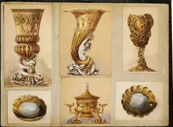Urval av mönster, House of Carl Faberge
