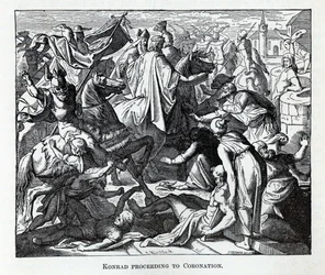 Konrad på väg till kröningen, 1882
