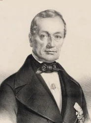 Porträtt av kompositören Heinrich August Neithardt 1793-1861, ca. 1850.