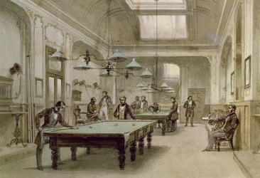 Ett biljardrum, 1861