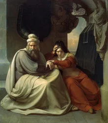 Det sörjande kungaparet. 1830
