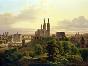 En medeltida stad år 1830, 1830