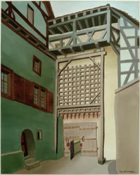 Harburg (Wörnitz), slottsport med portcullis