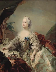 Louise av Storbritannien 1724-1751, drottning av Danmark, 1747.