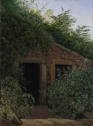Ett övervuxet gruvschakt, ca. 1824.