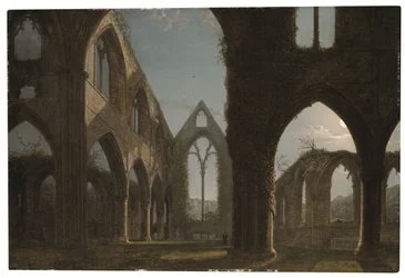 Tintern Abbey (olja på duk)