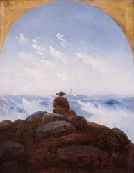 Vandrare på bergstoppen, 1818.