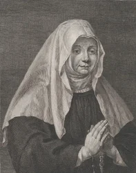 Porträtt av en bedjande nunna, ca. 1771.