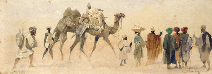 En start för öknen, 1858