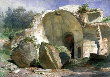 "I Serapis tempel, Villa Adriana, Tivoli"