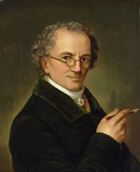 Konstnären Friedrich Carl Groger (1766-1838) 1828