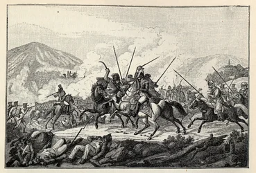 General Vandammes tillfångatagande i slaget vid Kulm den 30 augusti 1813.