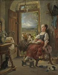 Carl Herpfer - Sovande bondflicka