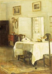 Matsalen (olja på duk)