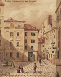 Knaffelsche Foundation House på Jacobergasse nr 807 i Wien