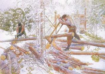 De skars sedan till enhetliga längder