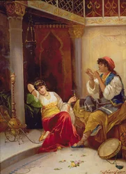 Haremskönheterna, 1896