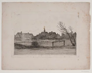 Hornbæk kyrka, sommarkväll