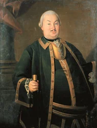 Porträtt av generalen Fyodor Berchman, 1762