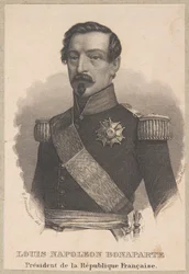 Napoleon III som Frankrikes president