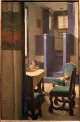 Salong i huset på Hohe Warte