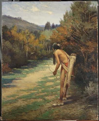 Taos Hunter (olja på duk)