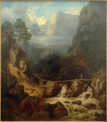 C.Morgenstern, The Waldbachstrub nära Hallstatt