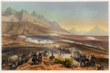 Slaget vid Buena Vista, pub. 1851.