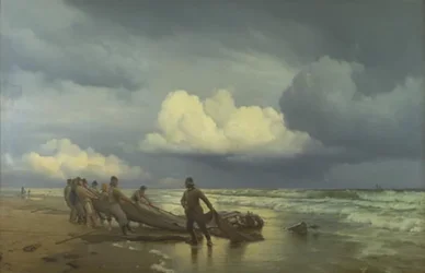 Fiskare drar blöta på Skagen Nordstrand