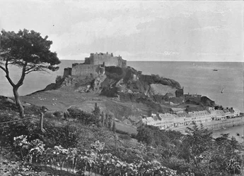 Mont Orgueil Castle, Jersey, c1896