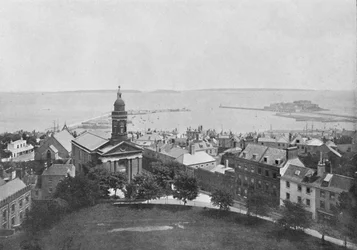 St. Peter Port and Island, Guernsey, c1896