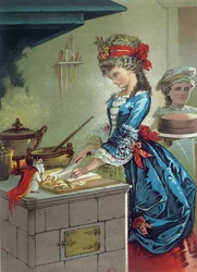 In the Kitchen, illustration från 