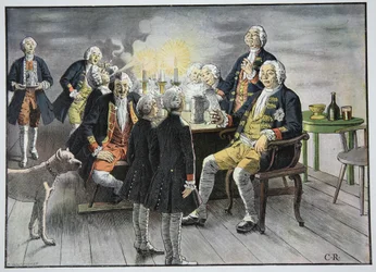 Kronprins Fredrik och Prins Henrik bemannar i tobak