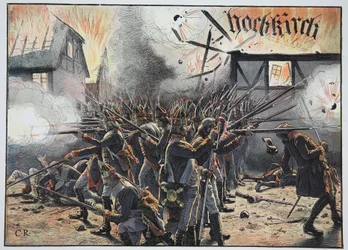 Natt som faller i Hochkirch, augusti 1758