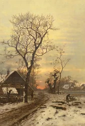 Återvänder hem en vinternatt