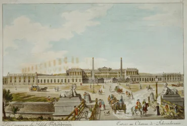 Ingången till slottet Schönbrunn