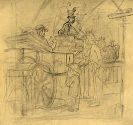 Resande, mitten av slutet av 1800-talet, c1924.