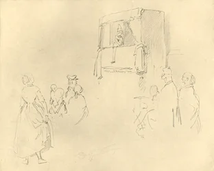 Kasperltheater I, mitten av slutet av 1800-talet, c1924.