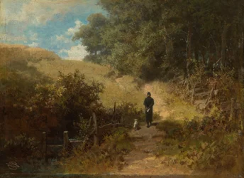 Lördagseftermiddag (byprästens morgonpromenad)