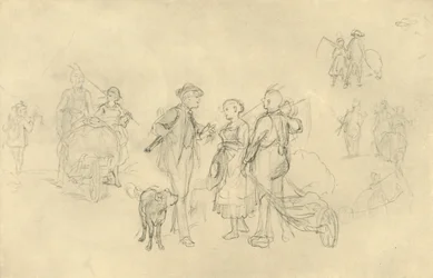 Verabredetes Rendezvous, mitten av slutet av 1800-talet, c1924.